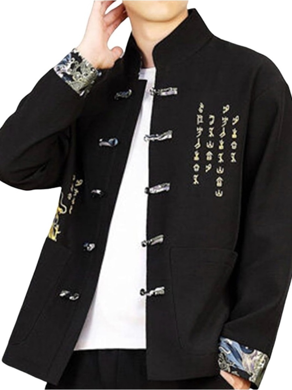 Chinese Style Men's Loose Chinese Tang Suit Jacket